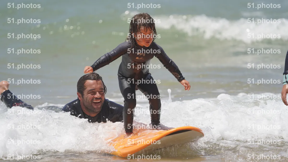 Surfing shot by Lars Van der Veen in Furnas