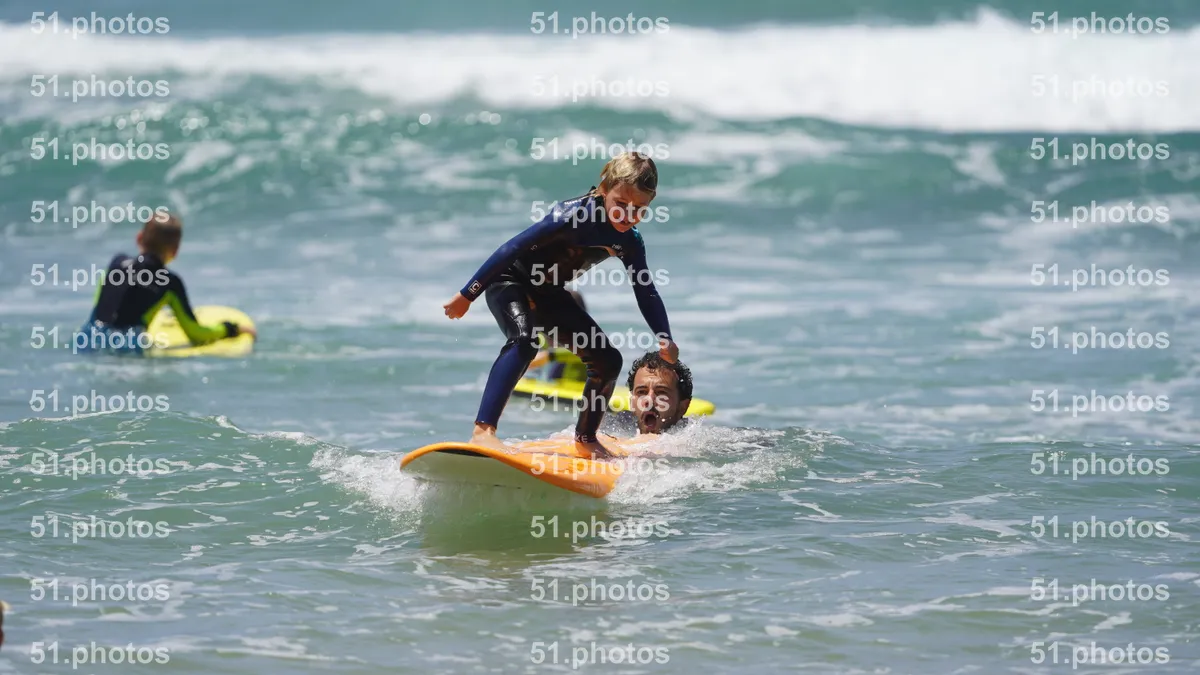 Surfing shot by Lars Van der Veen in Furnas