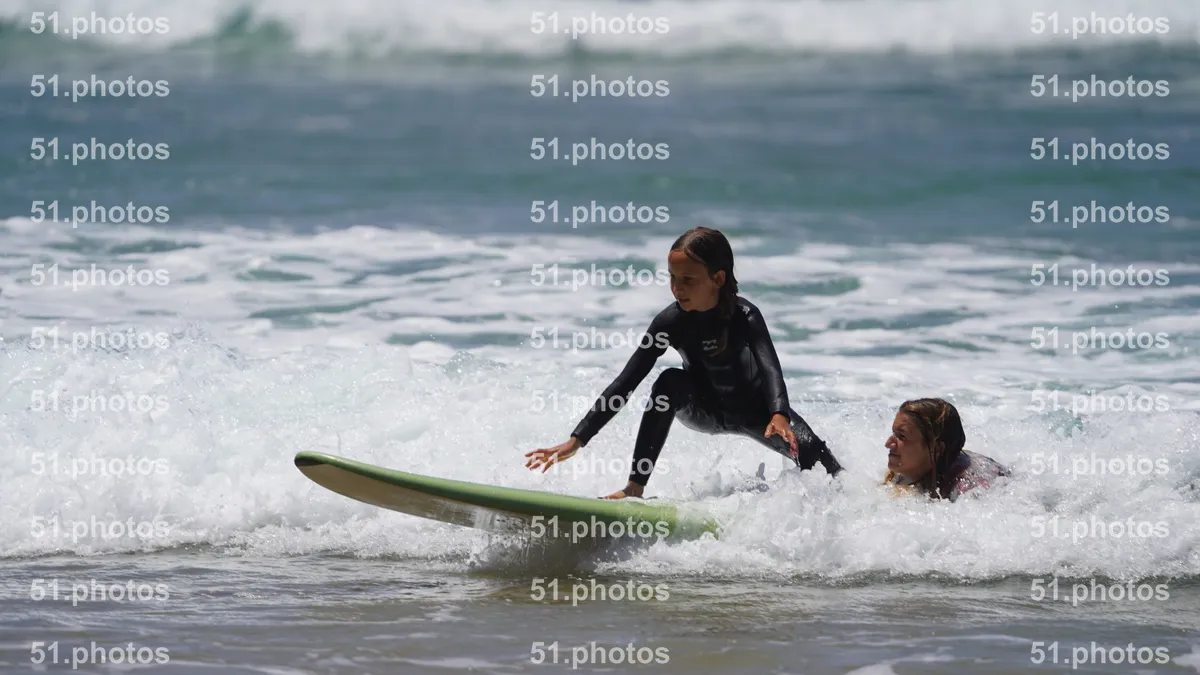 Surfing shot by Lars Van der Veen in Furnas
