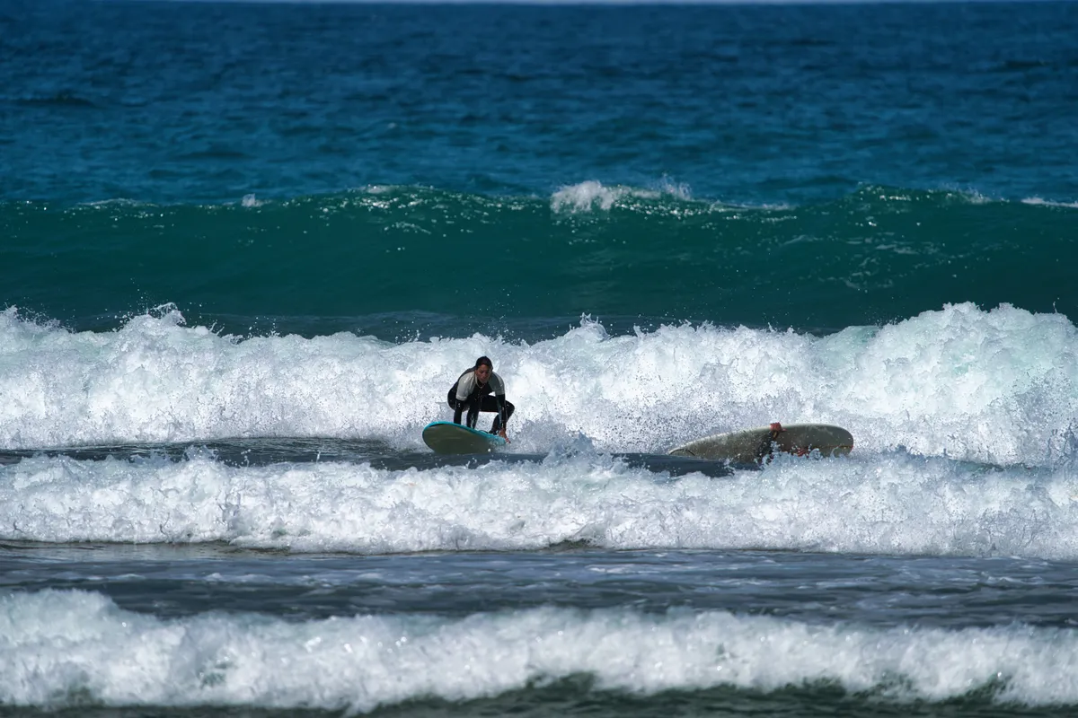 Surfing shot by Lars Van der Veen in Milfontes