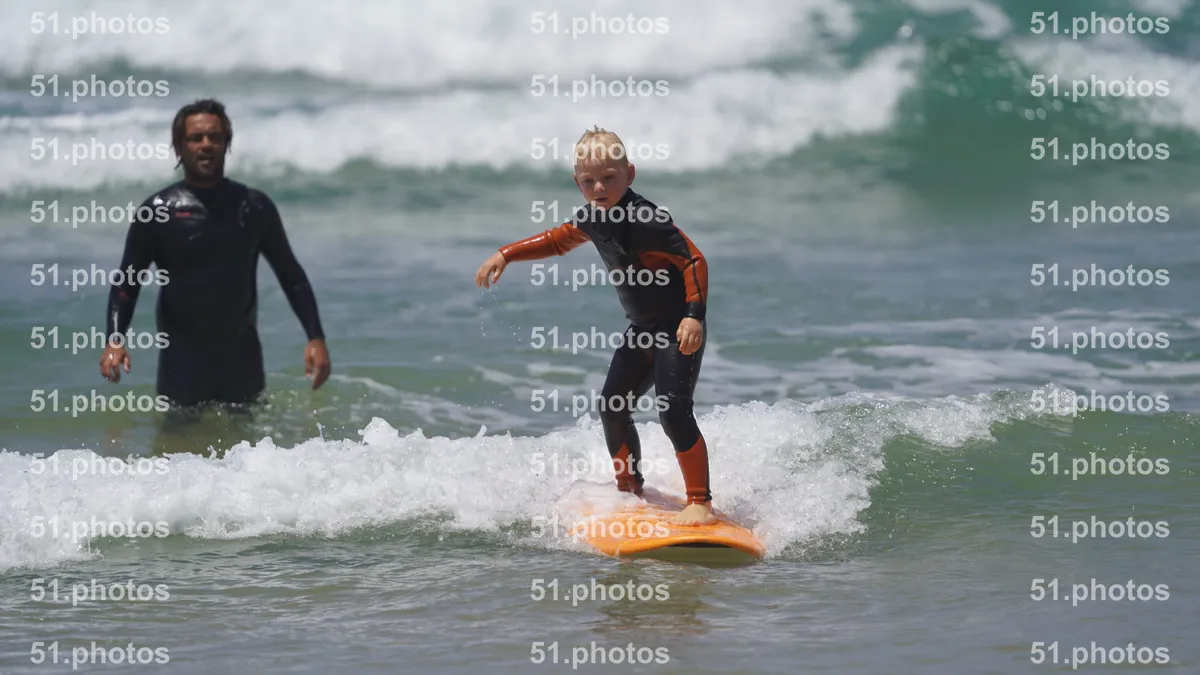 Surfing shot by Lars Van der Veen in Furnas