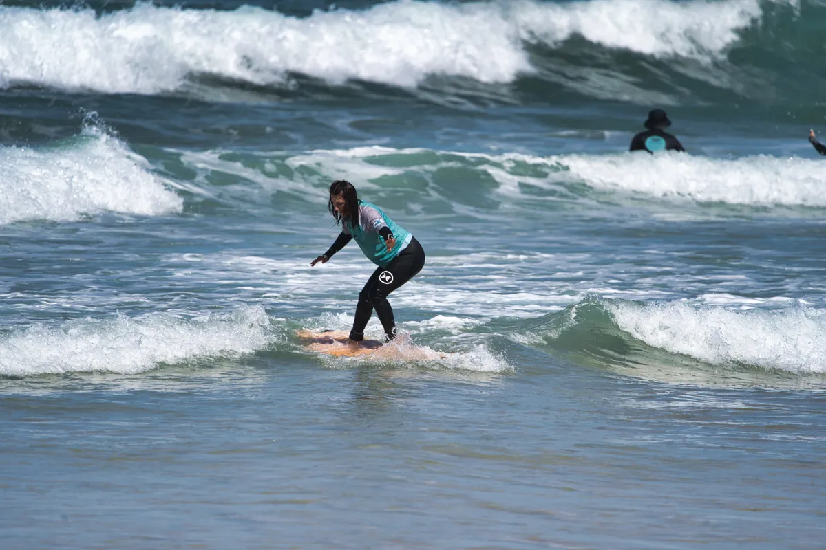 Surfing shot by Lars Van der Veen in Milfontes