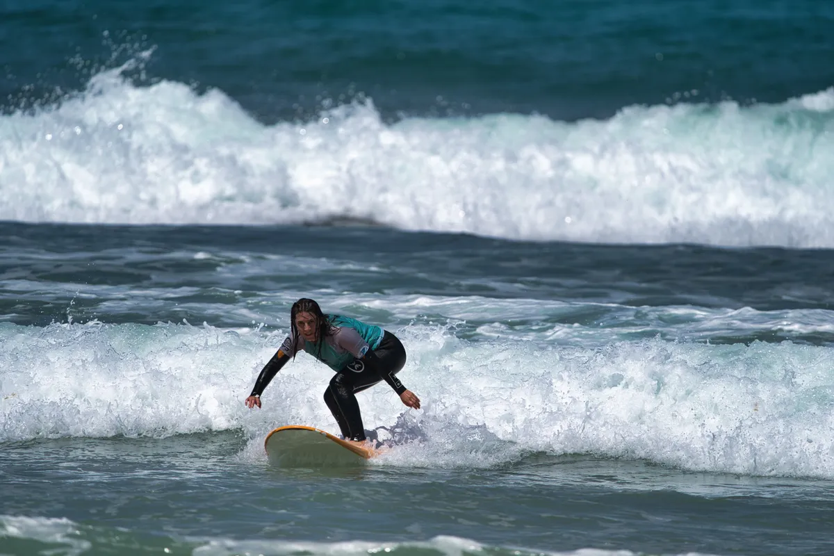 Surfing shot by Lars Van der Veen in Milfontes