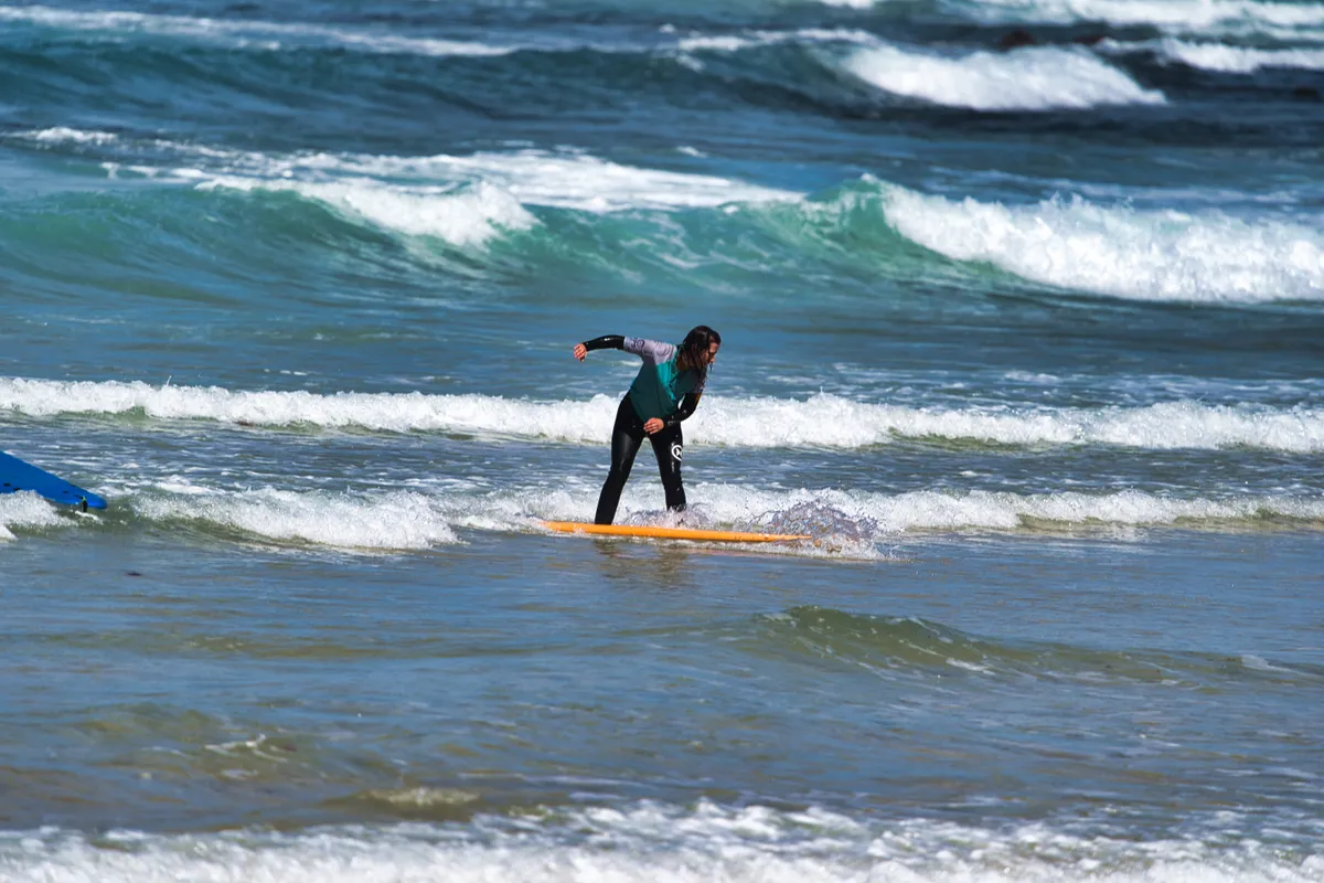 Surfing shot by Lars Van der Veen in Milfontes