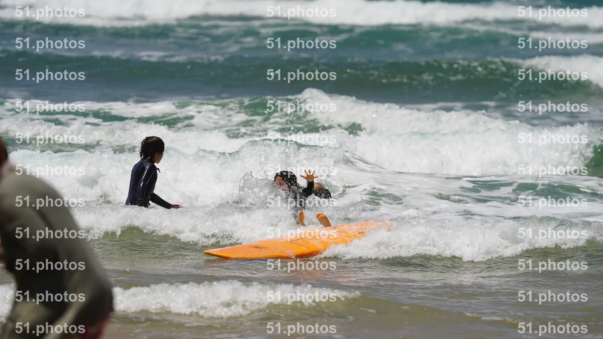 Surfing shot by Lars Van der Veen in Furnas