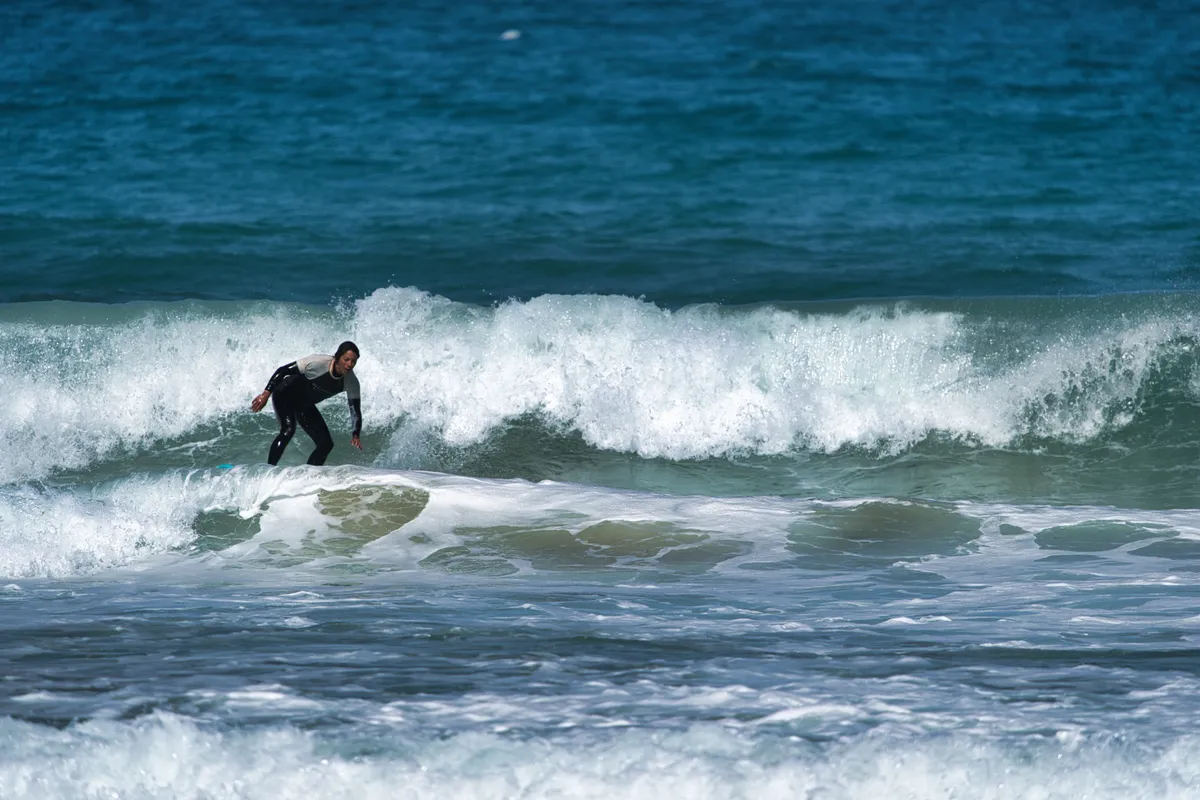 Surfing shot by Lars Van der Veen in Milfontes
