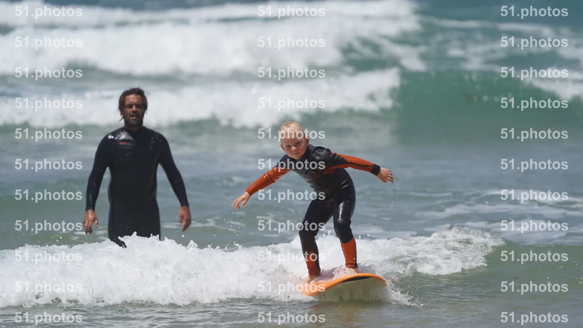 Surfing shot by Lars Van der Veen in Furnas