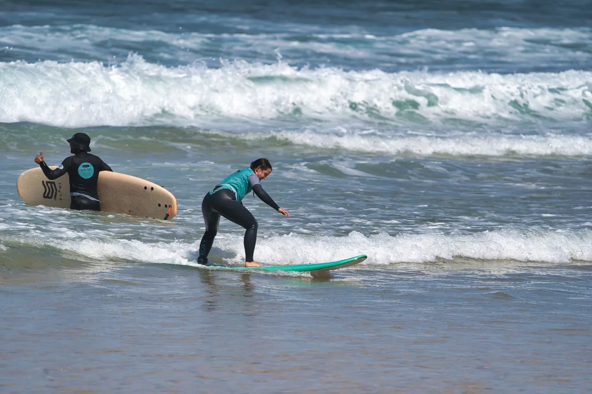 Surfing shot by Lars Van der Veen in Milfontes