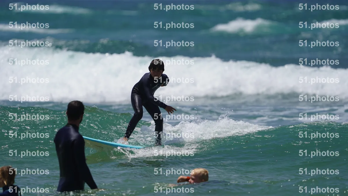 Surfing shot by Lars Van der Veen in Furnas