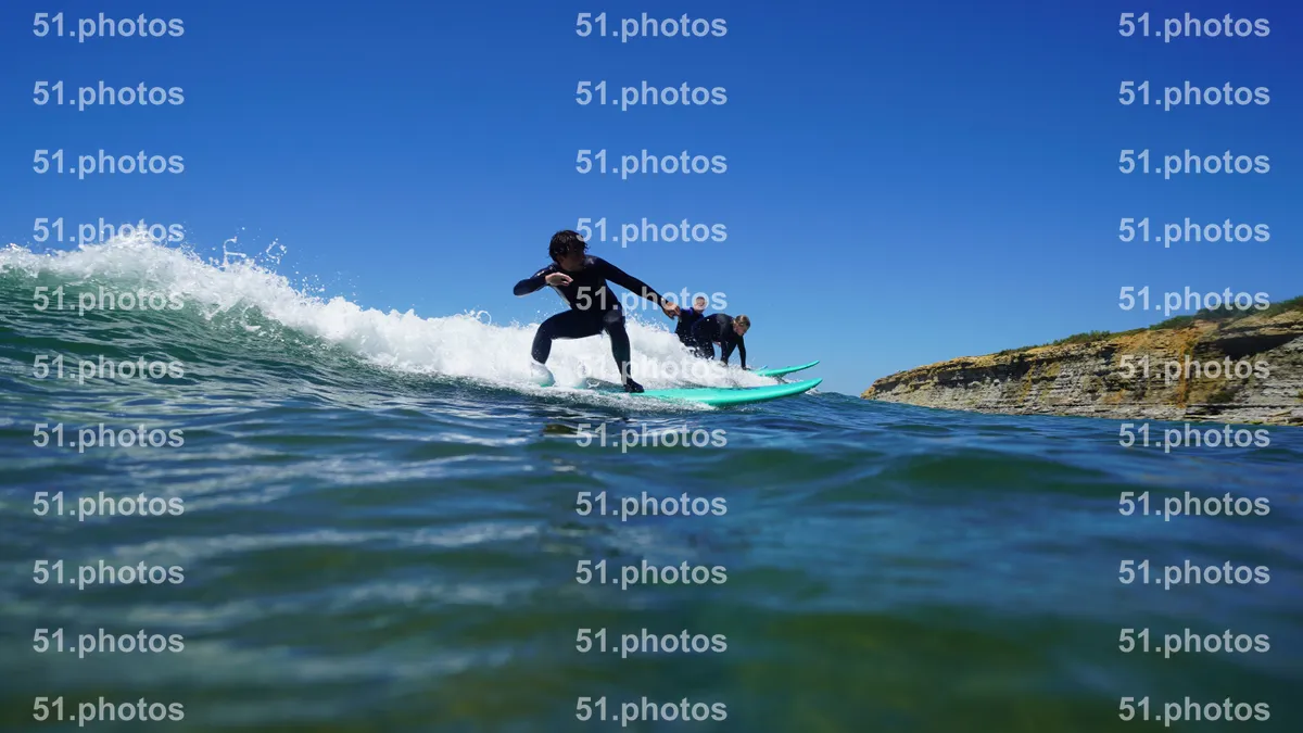 Surfing shot by Lars Van der Veen in Matadouro