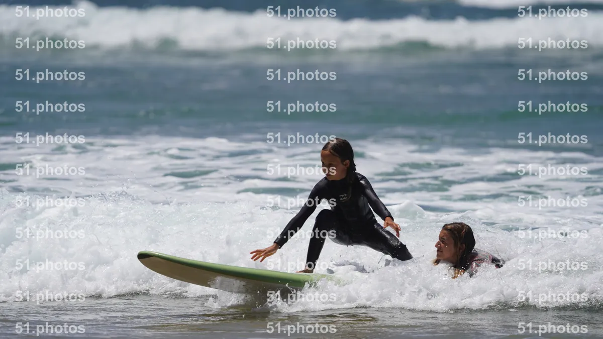 Surfing shot by Lars Van der Veen in Furnas
