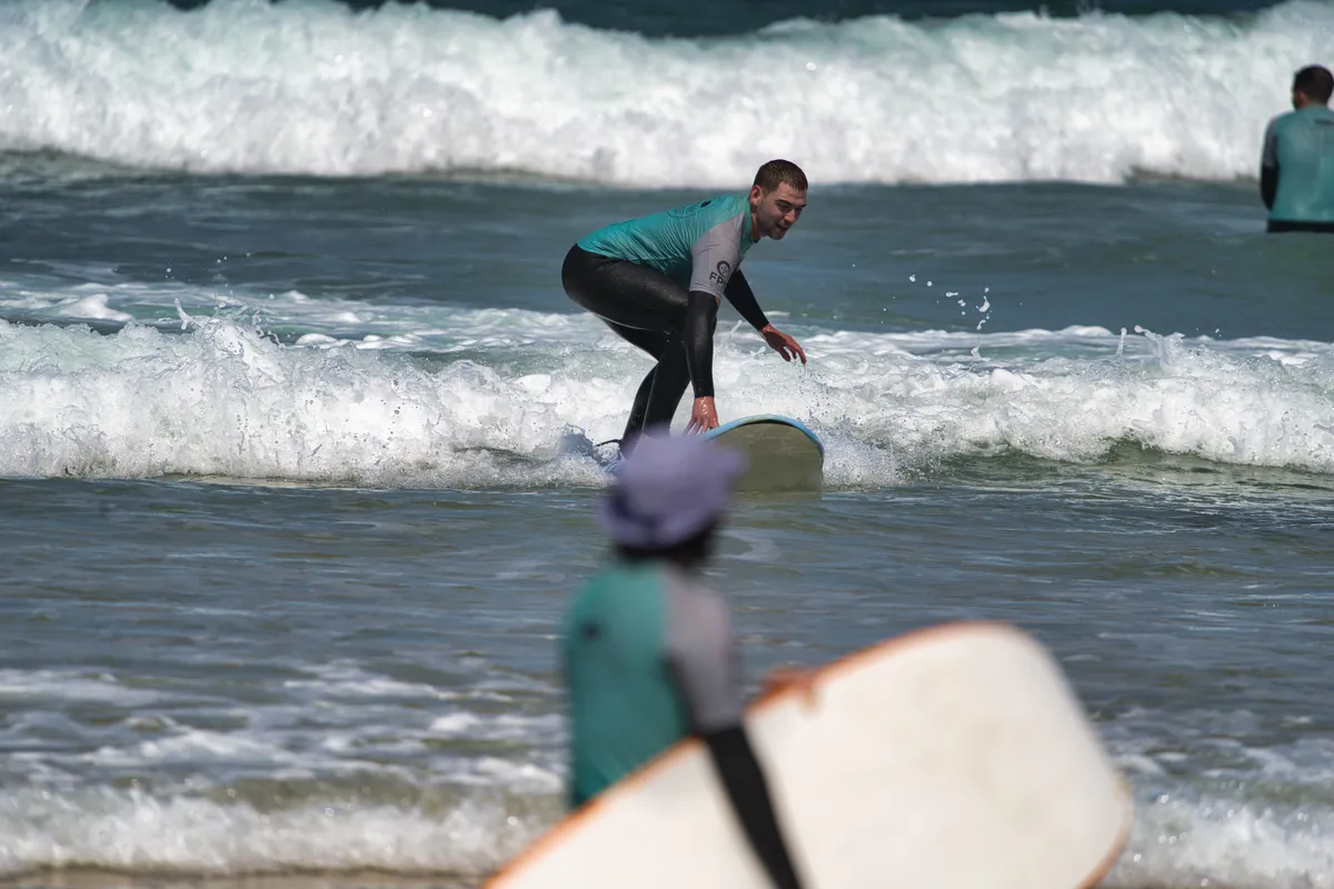 Surfing shot by Lars Van der Veen in Milfontes