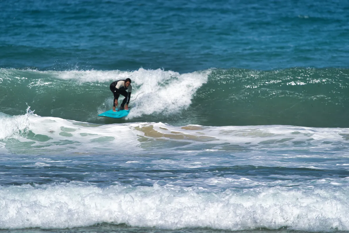 Surfing shot by Lars Van der Veen in Milfontes