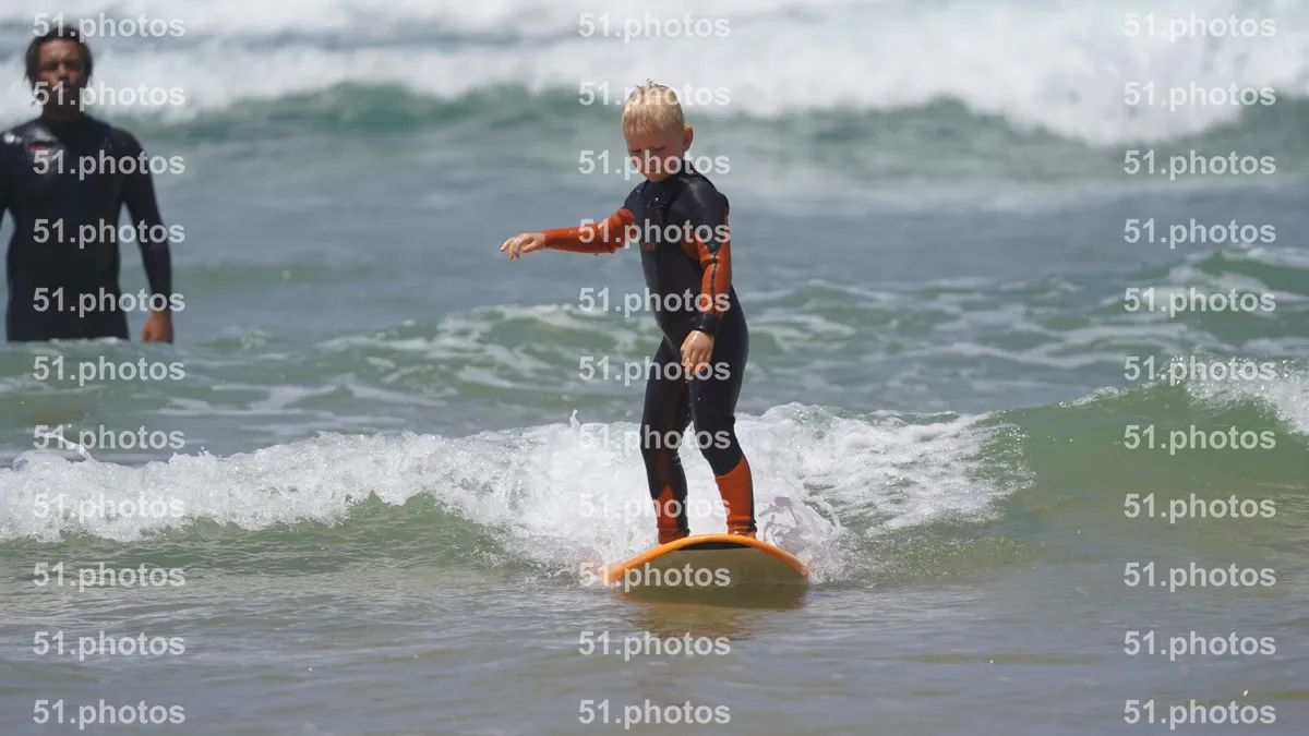 Surfing shot by Lars Van der Veen in Furnas