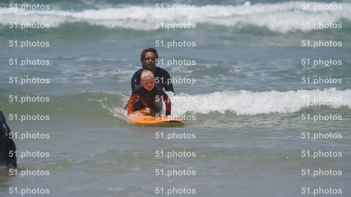 Surfing shot by Lars Van der Veen in Furnas