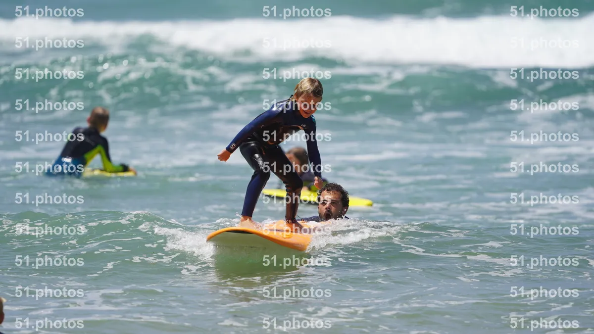 Surfing shot by Lars Van der Veen in Furnas
