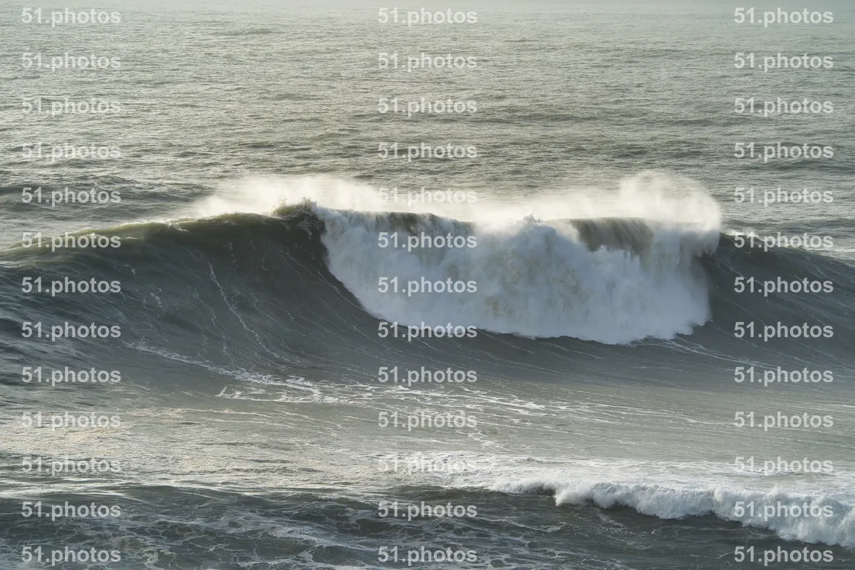 Surfing shot by Lars Van der Veen in Praia Norte