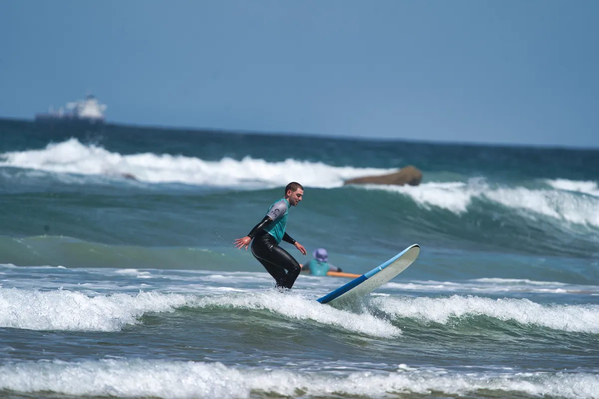 Surfing shot by Lars Van der Veen in Milfontes
