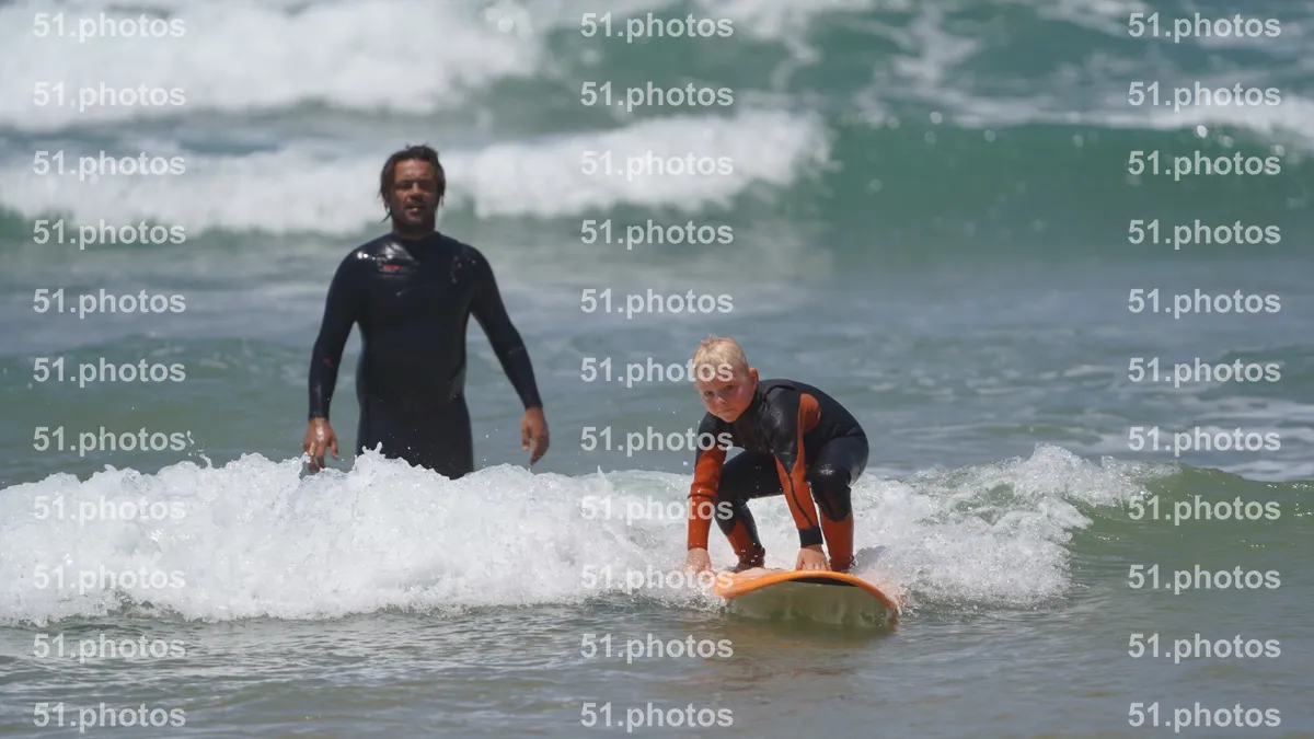 Surfing shot by Lars Van der Veen in Furnas
