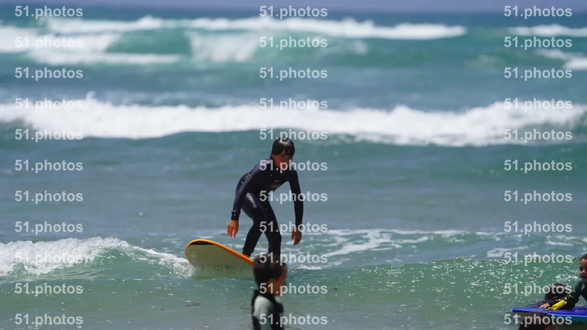 Surfing shot by Lars Van der Veen in Furnas