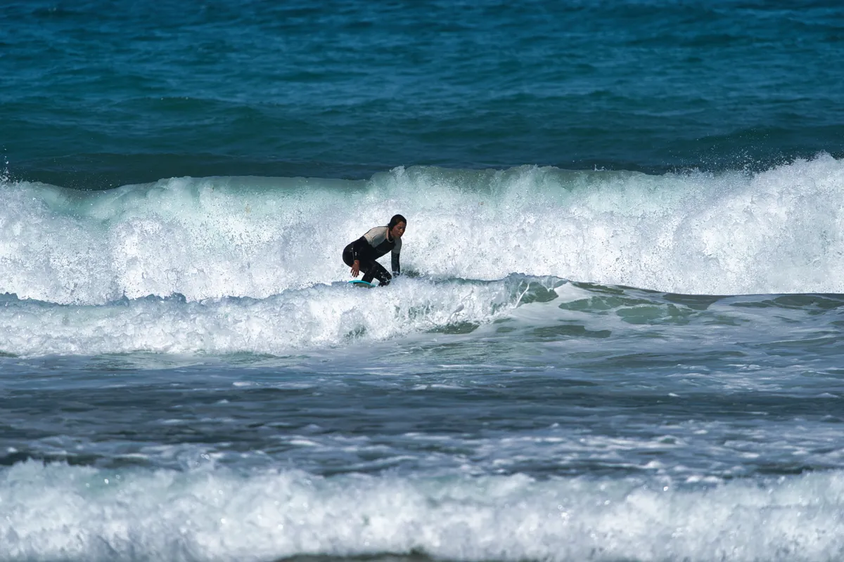 Surfing shot by Lars Van der Veen in Milfontes