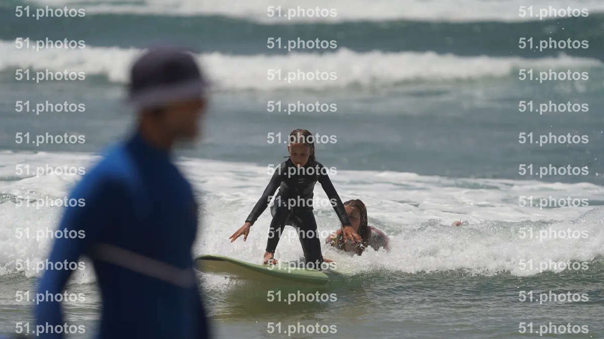 Surfing shot by Lars Van der Veen in Furnas