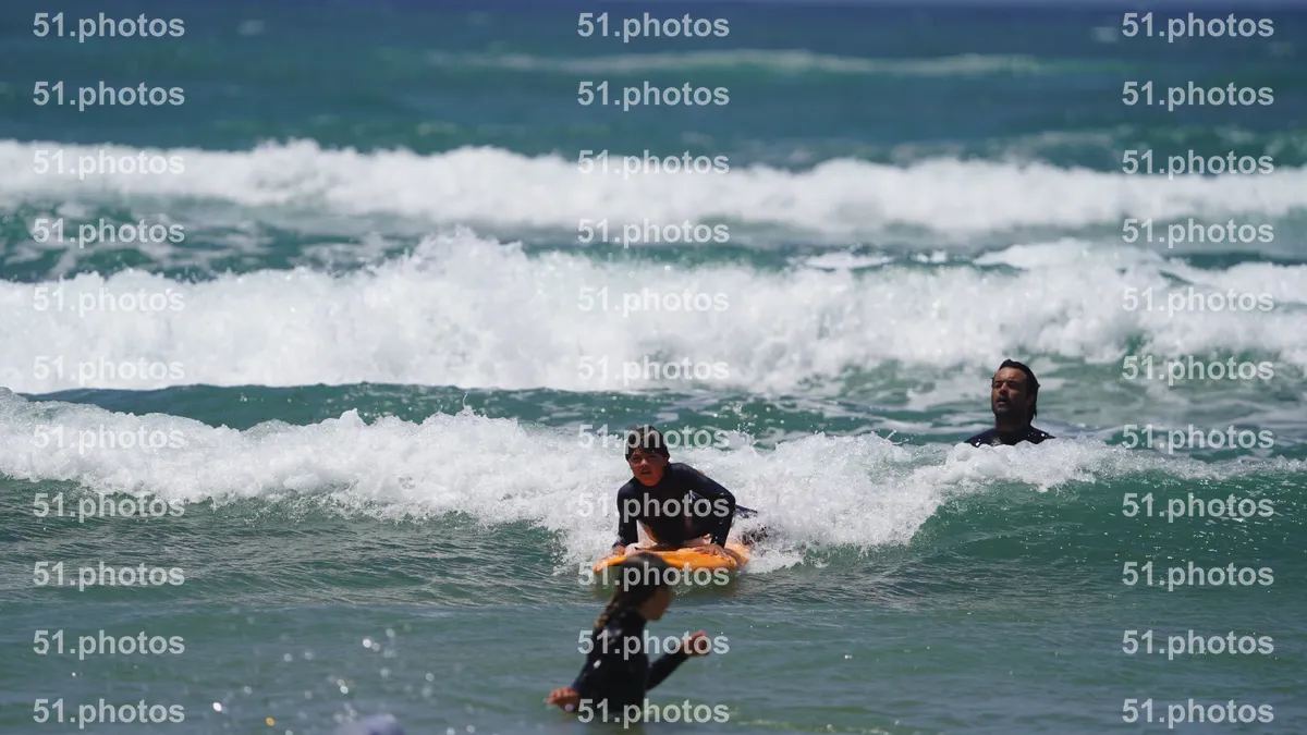 Surfing shot by Lars Van der Veen in Furnas