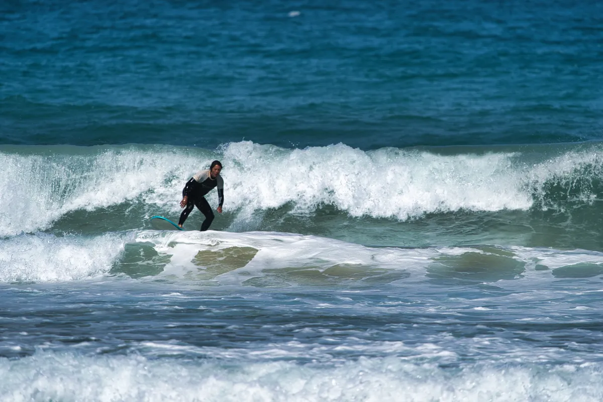 Surfing shot by Lars Van der Veen in Milfontes