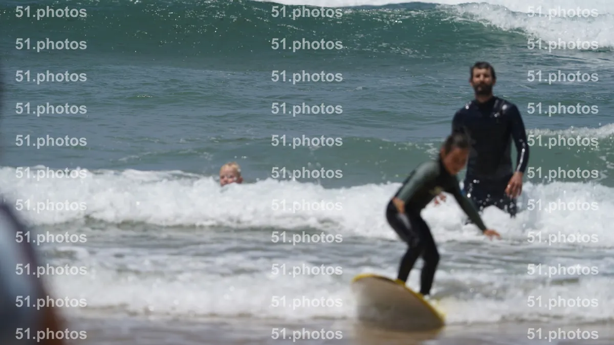 Surfing shot by Lars Van der Veen in Furnas