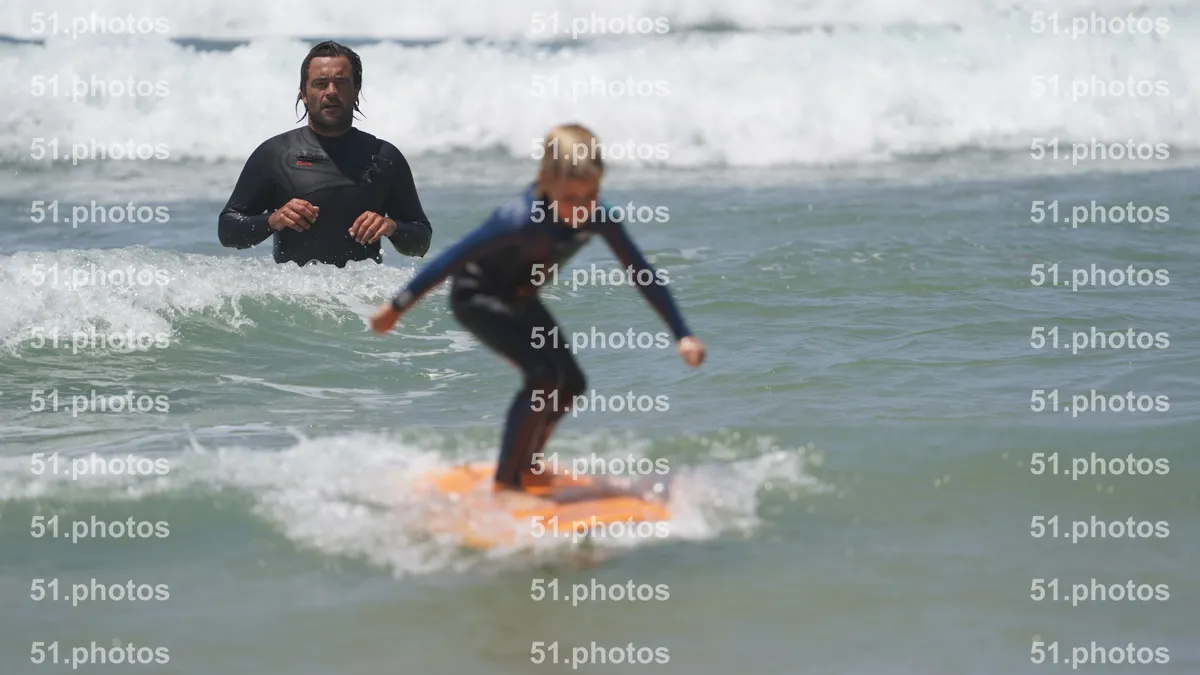 Surfing shot by Lars Van der Veen in Furnas