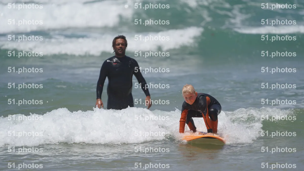 Surfing shot by Lars Van der Veen in Furnas