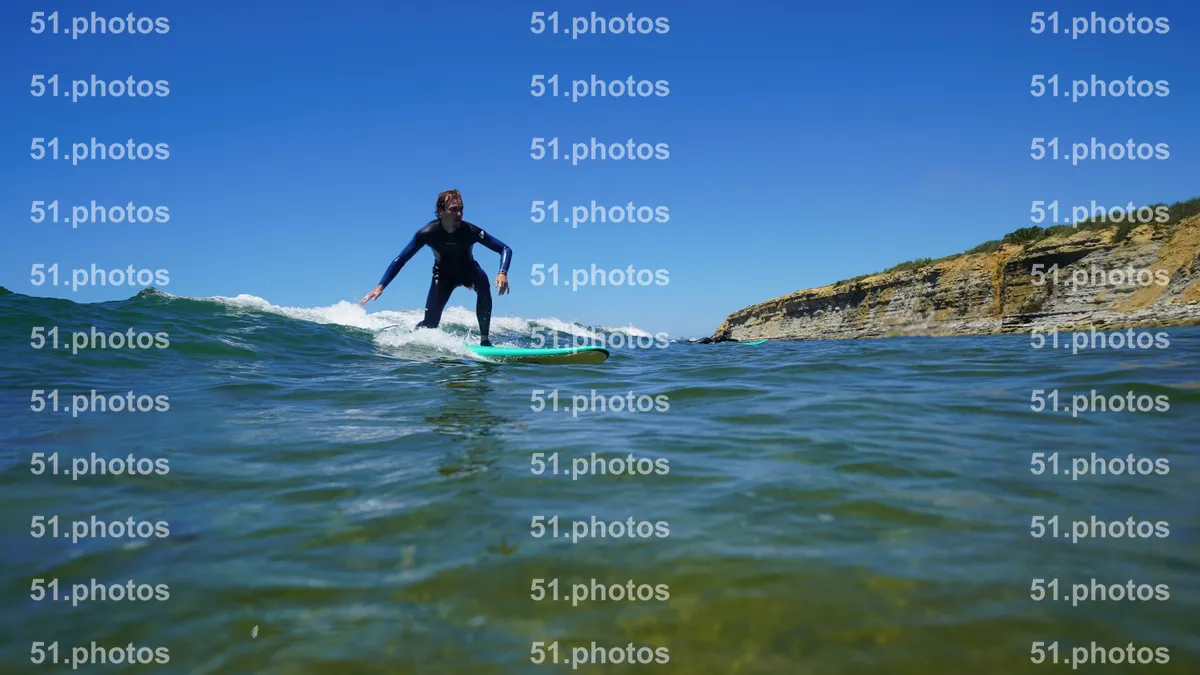 Surfing shot by Lars Van der Veen in Matadouro