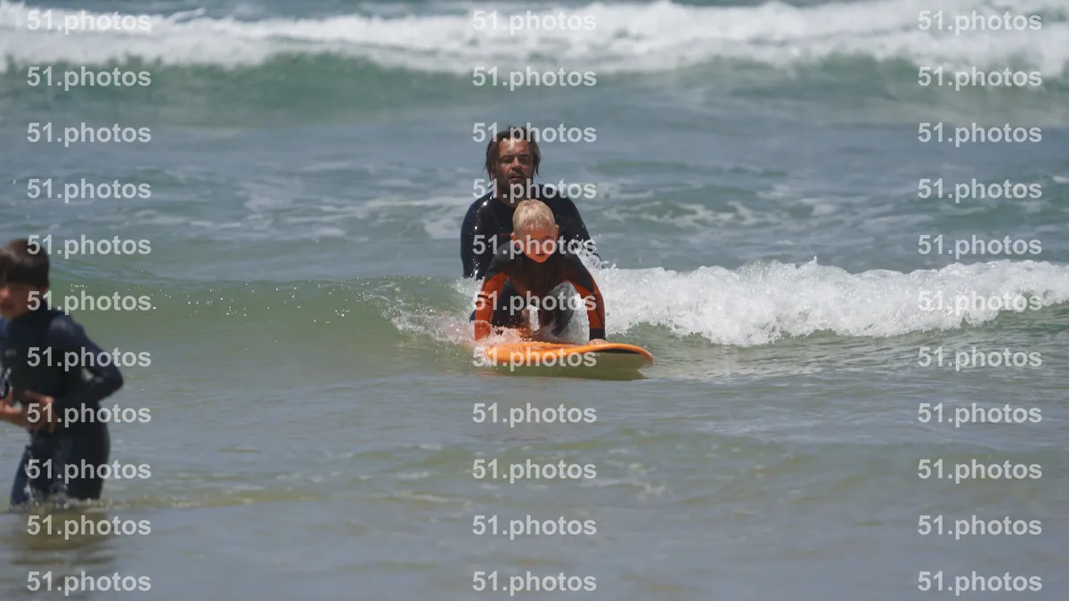 Surfing shot by Lars Van der Veen in Furnas