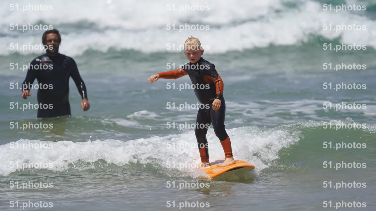 Surfing shot by Lars Van der Veen in Furnas
