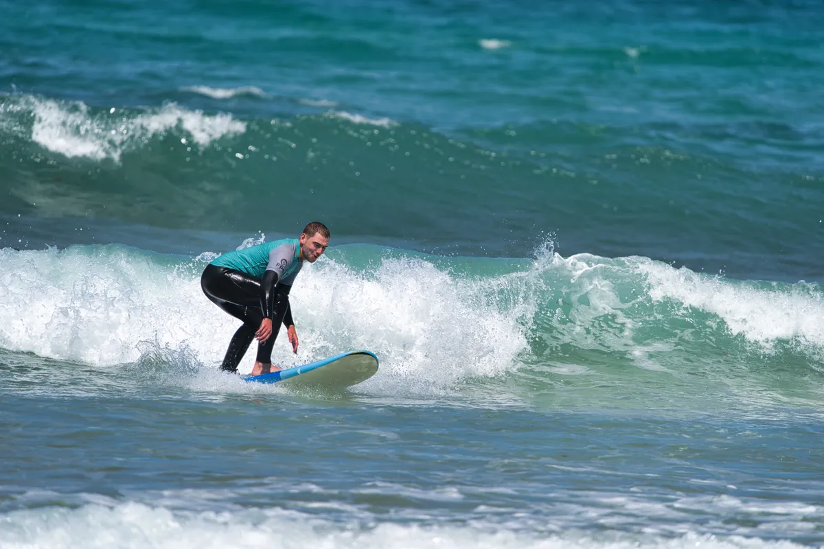 Surfing shot by Lars Van der Veen in Milfontes